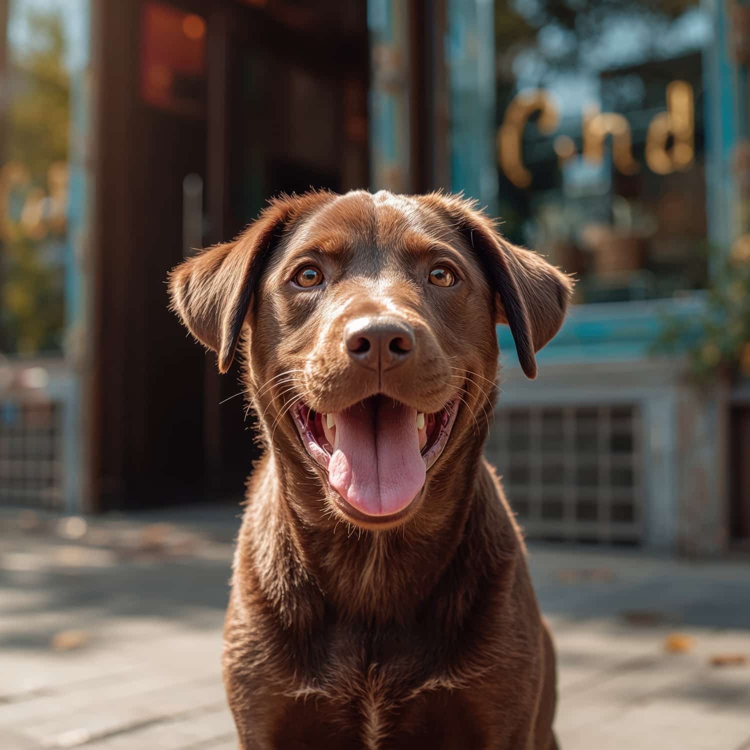 Dog on the way to a pet ultrasound in North Phoenix